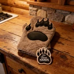 Fred Bear Hands Oven Mitts Quality Cotton With Heat Resistant Silicone New W/tag. Fixed Price $22.99.