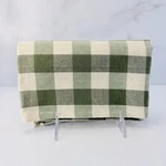 Park Designs York Sage & Cream Dish Towel Primitive Farmhouse Gingham Cotton. Fixed Price $9.99.