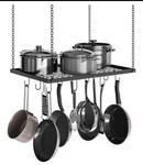 Hanging Pot Rack, Ceiling Mounted Hanger For Kitchen, Metal Cookware Stor.... Fixed Price $29.99.