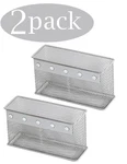 Ybmhome Wire Mesh Magnetic Storage Basket, Silver 2305-2 Sold Per Pieces. Fixed Price $24.50.