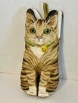 Vintage 1992 Boston Warehouse Cat Oven Mitt Tabby Kitchen Decor Kitty Home Mcm. Fixed Price $18.50.