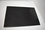 Winco BM-1812K Bar Service Mat Black Rubber 18" X 12" Nsf Commercial New. Fixed Price $15.99.