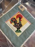Portugal Traditional Rooster Design / Kitchen Oven Mitt Pre-owned Vg Shape. Fixed Price $10.49.