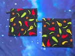 Set 2 Handmade Pot Holders Hot Pads Chili Peppers Food Mexican Fiesta Jalapeno. Fixed Price $12.00.