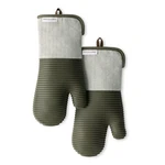 Kitchenaid Evergreen Design Series Herringbone Ribbed Soft Silicone Oven Mitts. Fixed Price $41.94.