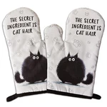 Gosjinnk 2 Pcs Funny Black Cat Oven Mitts The Secret Ingredient Is Gray. Fixed Price $23.58.