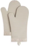 Kitchenaid Ribbed Soft Silicone Oven Mitt 2-PACK Set, 7.5"X13", Milkshake. Fixed Price $22.09.