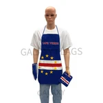 Cape Kitchen & Bbq 3PC Set W/apron Oven Mitt Potholder. Fixed Price $19.99.