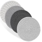 Billbotk 7" Trivets For Dishes, Pots And Pans, 4 Heat Resistant Hot Pads, Pot.... Fixed Price $15.56.