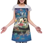 Best! Disney Fairy Tale Print Adjustable Apron With White Strap Cooking Kitchen. Fixed Price $23.50.