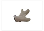 Oven Mitts Flame Resistant Ritz Duraserv, 15", Beige, Pair, Non-melting. Fixed Price $10.00.