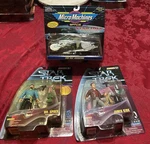 Playmates 65105 Star Trek Warp Factor Series 3 Mr. Spock N James Kirk 65128 Plus. Fixed Price $35.00.