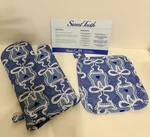 Sweet Tooth Oven Mitt Set. Fixed Price $22.00.