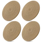 7 Inch Trivets/potholders 4 Set Cotton Thread Weave For Pots And Pans -. Fixed Price $17.73.