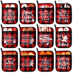 12 Pieces Christmas Pot Holders With Pocket Heat Resistant Oven Mitts Hot Pad.... Fixed Price $24.89.