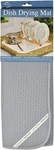 Envision Home Microfiber Dish Drying Mat, 16 By 18-INCH, Gray. Fixed Price $14.99.