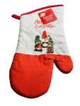 Home House Merry Everything Christmas Oven Mitt 7 X 13 .-100% Cotton. Fixed Price $14.88.