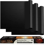 3 Pack Non-stick Heavy Duty Oven Liners Set By Grill Magic-thick, Heat. Fixed Price $24.15.