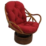 Blazing Needles Solid Twill Swivel Rocker Chair Cushion 48 Inch X 24 Ruby. Fixed Price $88.93.
