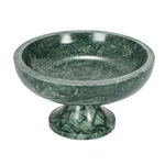 Bloomingville Marble Footed Pedestal Bowl, Green. Fixed Price $74.00.
