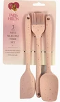 Paris Hilton Mini Silicone Kitchen Tool Set Pink Speckled 3PC 8 Spatula Brush. Fixed Price $15.29.