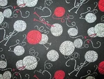 Yarn Balls Knitting Needles Knitters Cotton Fabric Bthy. Fixed Price $6.89.