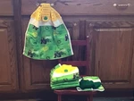 John Deere Farm Tough Field Tested Kitchen Hanging Towel Crochet Handmade. Fixed Price $6.00.