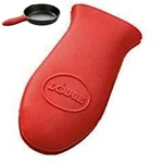 Lodge Silicone Hot Holder 3-INCH, Red Pot Pan Cast Iron Handles Cover 1PC. Fixed Price $12.74.