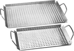 Outset 76630 Stainless Steel Grill Topper Grid, Of 2, 11"X7" And 11"X17". Fixed Price $48.79.