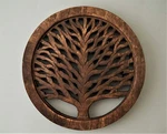 Set Of 2 Wooden Trivets For Hot Dishes Pots And Pans Tea Holders Nonslip Hea. Fixed Price $35.98.