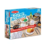 Play Kitchen Accessories Set 22 Piece Wooden Toys Food Melissa Doug. Fixed Price $51.99.