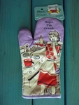 Blue Q Oven Mitt Oops I'm Drunk " Retro Fun Vintage Style Lavender Kitchen Nwt. Fixed Price $11.99.