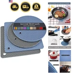 Trivets For Hot Dishes, 4 Pack Silicone Pads Pot Holders Kitchen, Non.... Fixed Price $29.62.