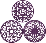 Trivets For Dishes/pots/pans, 3 Pcs Silicone Mats, Flexible/durable/non Slip Hot. Fixed Price $15.99.