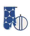 Kate Spade New York Joy Dot Oven Mitt Pot Grabber 2-PACK Set, 7" X 13", 8" Round. Fixed Price $13.99.