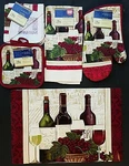 Kitchen Linen & Placemats Triple Wine Grapes Potholders Towel..select: Item(s). Fixed Price $6.59.