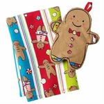St Nicholas Square Gingerbread Man Kitchen Dish Towel & Set. Fixed Price $14.88.
