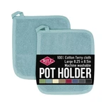 Ritz Terry Potholder & Hot Pad: Unparalleled Heat Resistant, 2-PACK, Dew. Fixed Price $26.99.