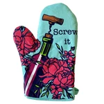 Screw Oven Mitt Funny Vino Wine Lover Gift For Mom Kitchen Glove. Fixed Price $5.00.