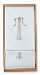 Mud Pie Linen Embroidered Initial "t Guest Towel Set Of Two 16" X 11" New. Fixed Price $10.00.