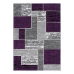 L'baiet Verena Indoor Purple Brick Geometric 5' X 7' Fabric Area Rug. Fixed Price $89.99.