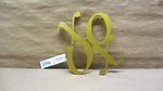 Martha Stewart Gold Aluminum Xoxo Trivet Pot Holder Stand. Fixed Price $17.77.