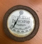 Antique Kitchen Cook Stove Range Baking Oven Heat Indicator Temp Gauge Usa. Fixed Price $36.00.