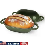 Enameled Cast Iron Bread Oven Dutch Artisan Baking Soups Stews New. Fixed Price $48.82.