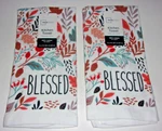 Mainstay Blessed Matching Kitchen Towel Set. Fixed Price $9.20.