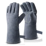 Ozero 932 F Heat Resistant Gloves: 14-INCH Cowhide Leather Welding. Fixed Price $37.88.