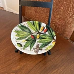 Michel Design Works "olive Grove" Glass Soap Dish / Trinket Tray. Fixed Price $14.95.