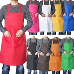 Kitchen Chef Bib Apron Cooking 2 Pockets Waterproof Butcher Catering Restaurant. Fixed Price $6.99.