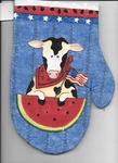 Handmade Oven Mitts - Various Designs Sold Individually. Fixed Price $10.00.