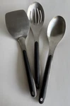 Pc Calphalon Stainless Steel Utensil Set. Heavy Duty Comfort Grip 13-1/2". Fixed Price $45.00.